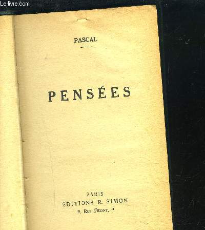 PENSEES