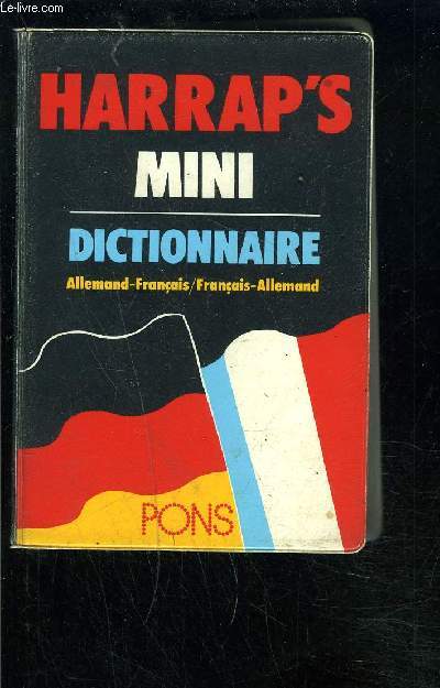 HARRAP S- MINI DICTIONNAIRE- ALLEMAND FRANCAIS- FRANCAIS ALLEMAND