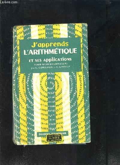 J APPRENDS L ARITHMETIQUE ET SES APPLICATIONS