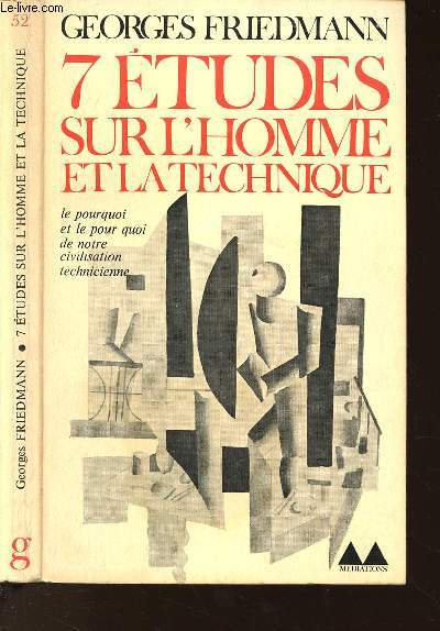 7 ETUDES SUR L'HOMME ET LA TECHNIQUE