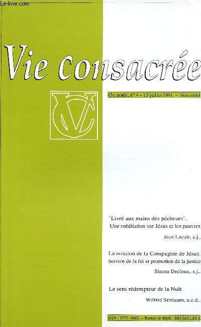 VIE CONSACREE N4-63E ANNEE - 15 JUI 91 : 