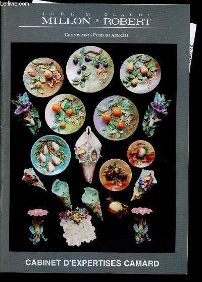 10 NOV 1994 - MAJOLICA - CATALOGUE DE MISE AUX ENCHERES PUBLIQUES A PARIS-DROUOT RICHELIEU - SALLE 9 (Commissaire priseurs : Jol M. Millon et Claude Robert)