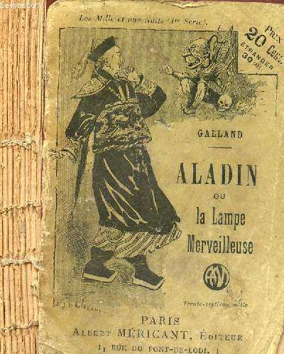 ALADIN OU LA LAMPE MERVEILLEUSE