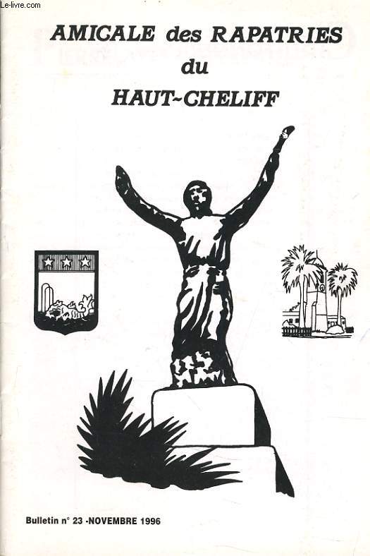 AMICALE DES RAPATRIES DU HAUT CHELIFF bulletin n23