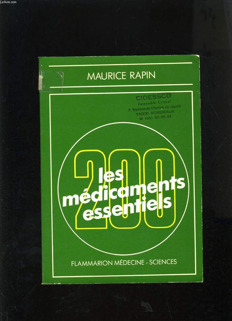LES 200 MEDICAMENTS ESSENTIELS