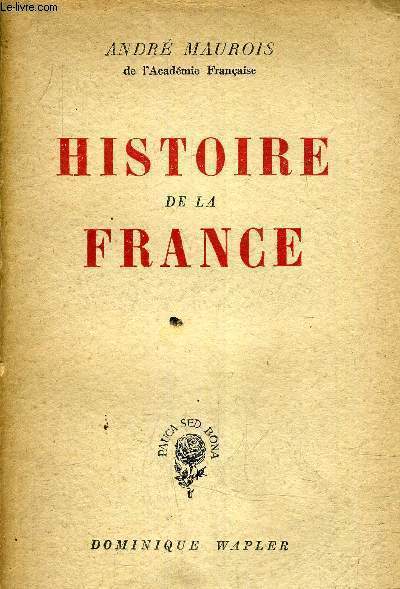 HISTOIRE DE LA FRANCE.