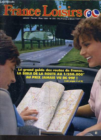 FRANCE LOISIRS N54 JANVIER FEVRIER MARS 1984 - Livres du trimestre - disques du trimestre - ambiance et danses - classiques - cours / gym - pour les jeunes et pour toute la famille - science fiction - vco - humour - policiers etc...