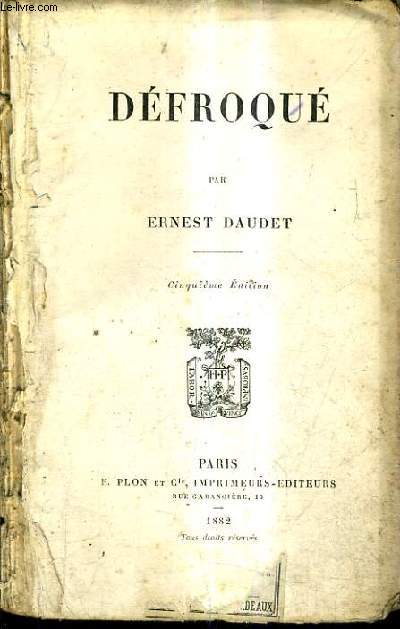 DEFROQUE / 5E EDITION.