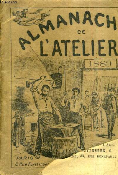 ALMANACH DE L'ATELIER 1889.