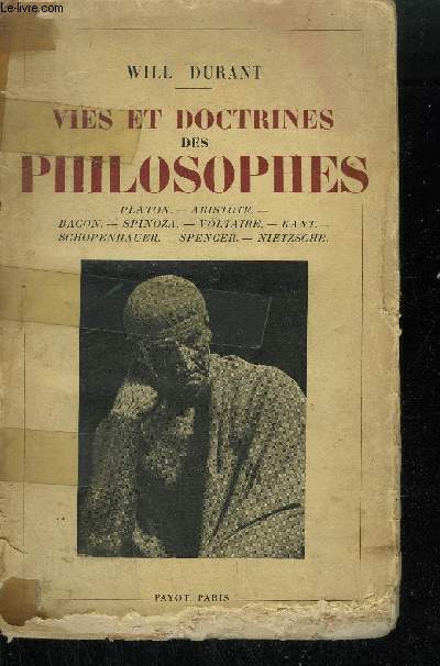 VIES ET DOCTRINES DES PHILOSOPHES -