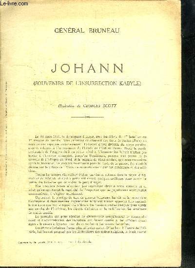 JOHANN (SOUVENIRS DE L'INSURRECTION KABYLE)