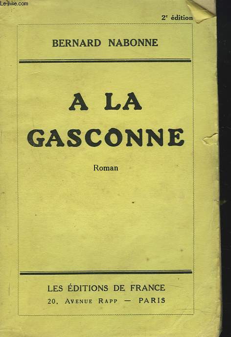 A LA GASCONNE