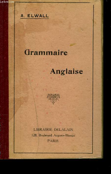 GRAMMAIRE ANGLAISE