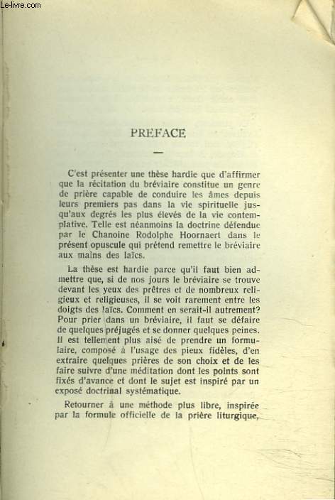 LE BREVIAIRE