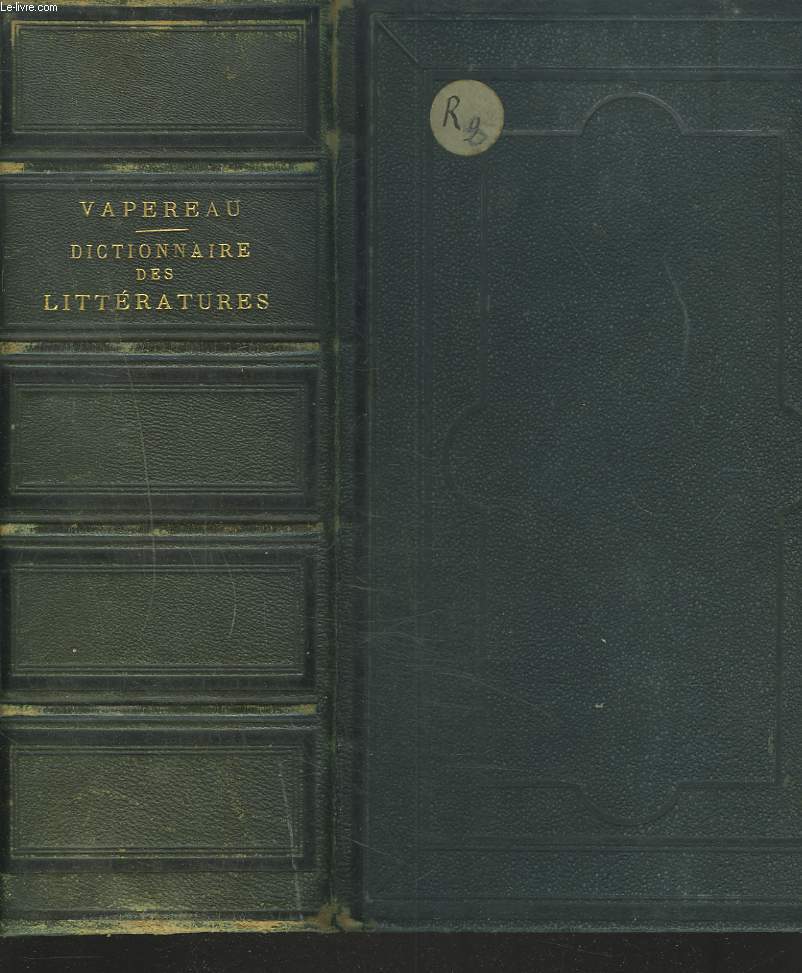 DICTIONNAIRE UNIVERSEL DES LITTERATURES.