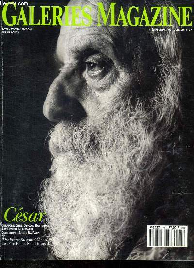 GALERIES MAGAZINE ETE/SUMMER 93 : CESAR