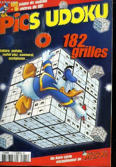 PICSOU HORS-SERIE : PICSOUDOKU 182 GRILLES
