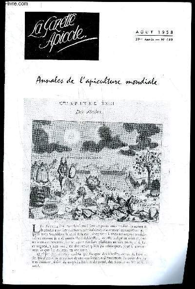 LA GAZETTE APICOLE N 619 - Essaims de faux-bourdons Al n CAILLAS Le tube digestif des abeilles ..Louis ROUSSY Le miel devant le March Commun Jacques HALLIEZ A Cuba,  Perle des Antilles  ..Gonzalo S. ORDETX . . . .Production des sections en Californie