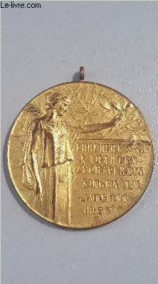 UNE MEDAILLE EHRENPREIS DES KANARIEN ZUCHTVEREIN SINGEN A.M. UNGEBUNG 1925.