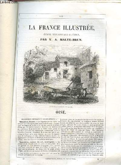 LA FRANCE GEOGRAPHIQUE, HISTORIQUE ET ADMINISTRATIVE- OISE.