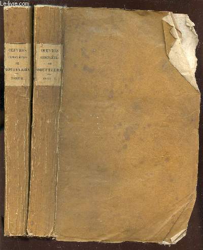 OEUVRES DU CHEVALIER DE BOUFFLERS - EN 2 VOLUMES : TOME PREMIER + TOME SECOND / NOUVELLE EDITION.