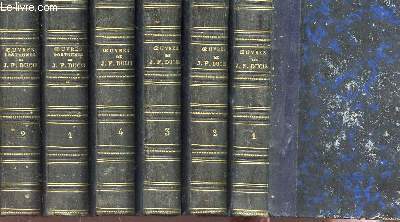 OEUVRES DE J.F. DUCIS - EN 7 VOLUMES : TOMES 1 + 2 + 3 + 4 + 2 TOMES  (1 + 2 ) DES OEUVRES POSTHUMES.