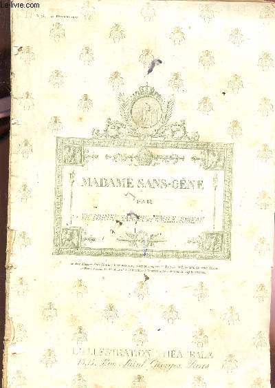 MADAME SANS GENE - COMEDIE EN TROIS ACTES / COLLECTION  
