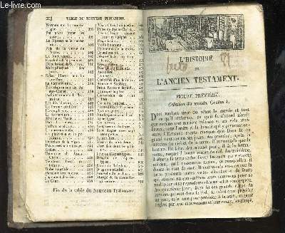 BIBLE : L'HISTOIRE DE L'ANCIEN TESTAMENT - HISTOIRE DU NOUVEAU TESTAMENT.