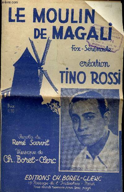 1 PARTITION : LE MOULIN DE MAGALI - FOX-SERENADE.