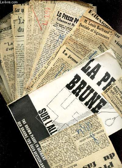 LOT DE NOMBREUSES COUPURES DE PRESSE TRAITANT DE 