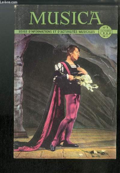 Revue d'informations et d'actualits musicales, Serge Lifar.