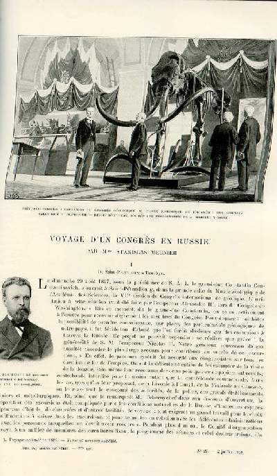 Le tour du monde - journal des voyages - nouvelle srie- livraison n027,028,029,030 et 031 - Voyage d'un congrs en Russie par Mme Stanislas Meunier.