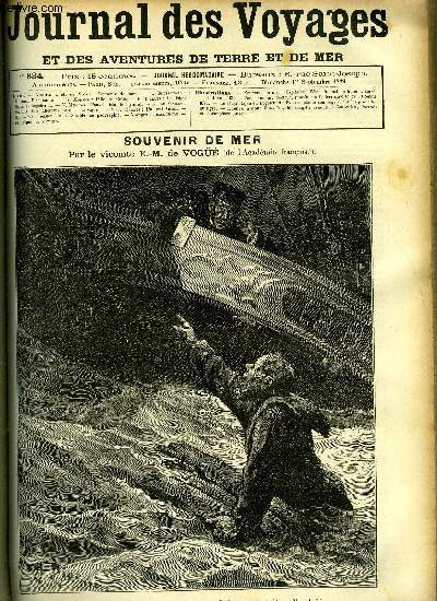 N0634 - Souvenir de mer par le vicomte E. M. de Vog de l'Acadmie franaise.