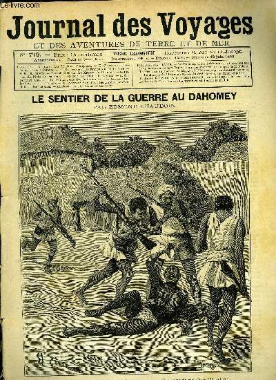 N0779 - Le sentier de la guerre au Dahomey par Edmond Chaudoin (le Dahomey et ses habitants,suite).