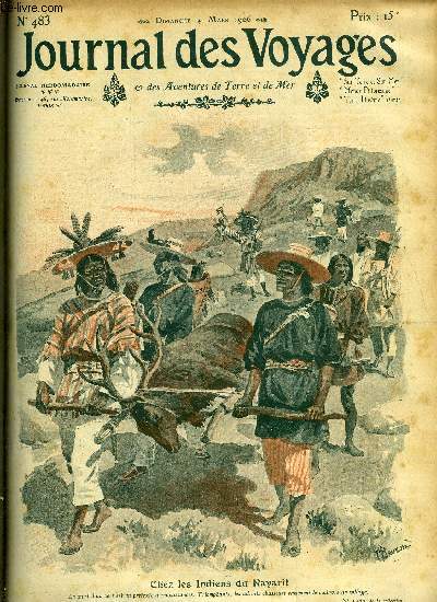 Deuxime srie - N483 - Chez les Indiens du Nayarit - la flche sacre par Charles Mentuel.