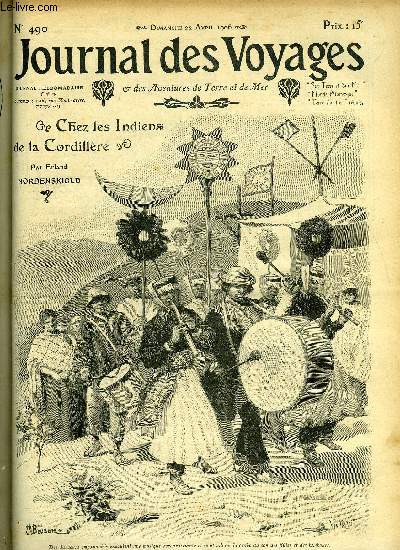 Deuxime srie - N490 - Chez les Indiens de la Cordillre par Erland Nordenskild,  suivre.