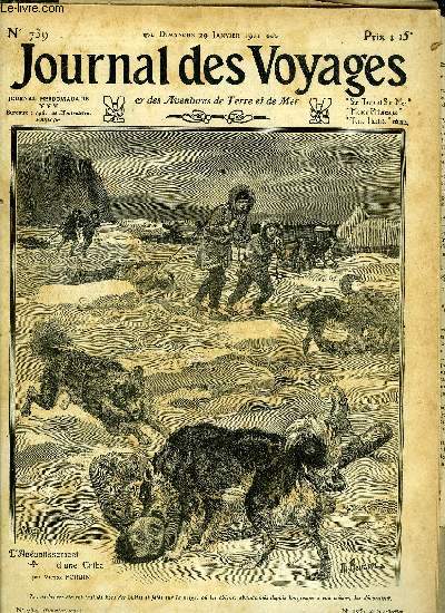 Deuxime srie - N739 - Esquimaux de l'le St Laurent: l'anantissement d'une tribu par Victor Forbin.