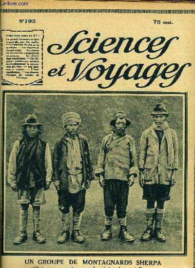 SCIENCES ET VOYAGES N193 - La pense humaine se propage-t-elle au dehors par des ndes semblables  celles de la tlgraphie sans fil.