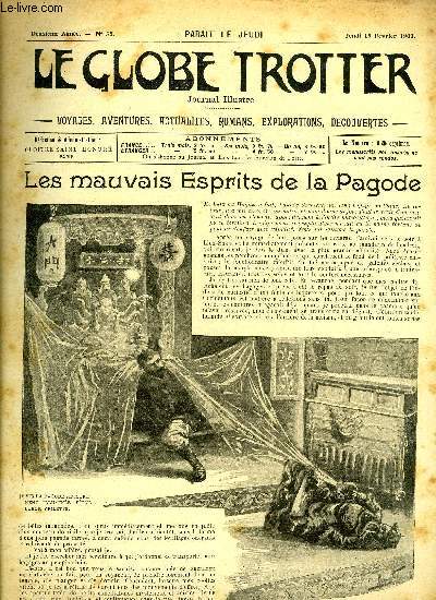 LE GLOBE TROTTER N055 - Les mauvais esprits de la pagode par Laurent Hugues.