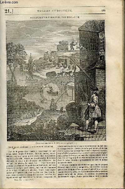 LE MAGASIN PITTORESQUE - Livraison n021 - Perspective ridicule - perspective linaire - arienne par Hogarth.