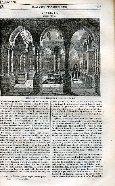 LE MAGASIN PITTORESQUE - Livraison n043 - Monreale - l'abb vella (Sicile).