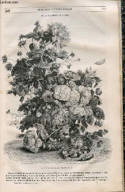 LE MAGASIN PITTORESQUE - Livraison n050 - De la peinture de fleurs.