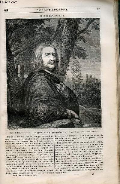 LE MAGASIN PITTORESQUE - Livraison n045 - Philippe de Champaigne.