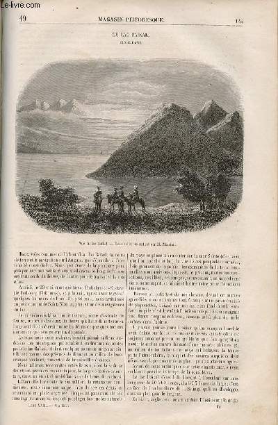 LE MAGASIN PITTORESQUE - Livraison n019 - Le lac Baikal, Russie d'Asie.