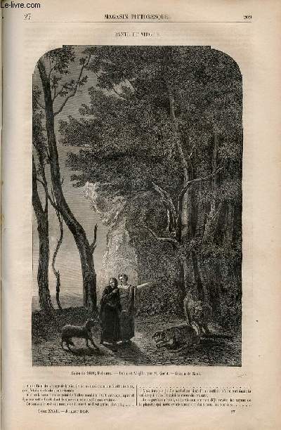 LE MAGASIN PITTORESQUE - Livraison n027 - Dante et Virgile.