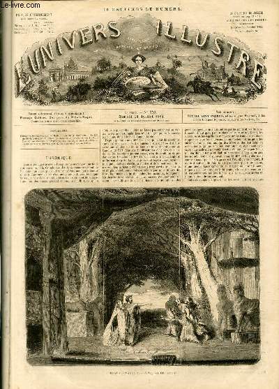 L'UNIVERS ILLUSTRE - SEPTIEME ANNEE N 346 - Thtre Franais, Esther, acte III, scne IV.