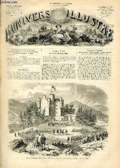 L'UNIVERS ILLUSTRE - HUITIEME ANNEE N 463 Fte annuelle des clans Ecossais, devant le chateau de Braemar, en Ecosse.
