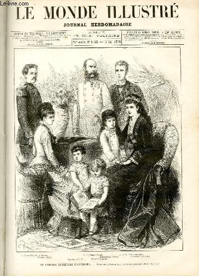 LE MONDE ILLUSTRE N1153 La famille impriale d'Autriche