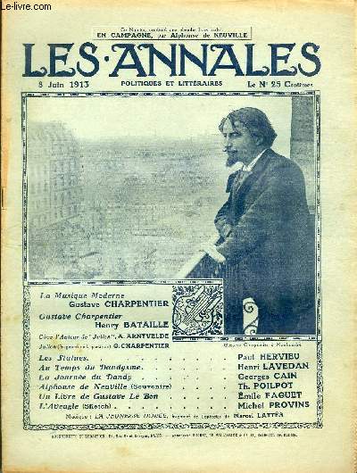 LES ANNALES POLITIQUES ET LITTERAIRES N 1563 Les statues, par Paul Hervieu.