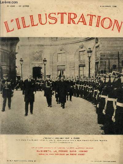 L'ILLUSTRATION JOURNAL UNIVERSEL N 4849 - L'activit diplomatique  Paris - le jubil d'or de l'Aga Khan clbr  Bombay.